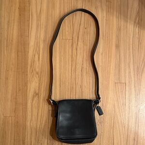 Coach Black Leather Crossbody Bag